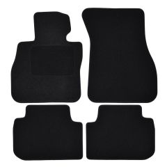 | Tapis De Sol Noir Velours Sur Mesure Pour BMW 1 F40 depuis 2019 4 pcs, Ajustement Précis, Base Antidérapante, Renforcée Dans la Zone de la Pédale, Avant et Arrière, Avec Attaches