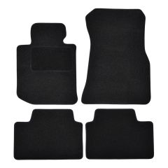 | Tapis De Sol Noir Velours Sur Mesure Pour BMW 3 G20 G21 depuis 2018 4 pcs, Ajustement Précis, Base Antidérapante, Renforcée Dans la Zone de la Pédale, Avant et Arrière, Avec Attaches