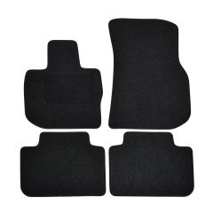 | Tapis De Sol Noir Velours Sur Mesure Pour BMW X3 G01 2017-2023 4 pcs, Ajustement Précis, Base Antidérapante, Renforcée Dans la Zone de la Pédale, Avant et Arrière, Avec Attaches