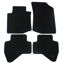 Tapis De Sol Noir Velours Sur Mesure Pour Peugeot 107 2005-2013, Ajustement précis, Base Antidérapante, Renforcée Dans la Zone de la Pédale