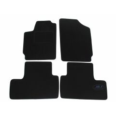 Tapis De Sol Noir Velours Sur Mesure Pour Peugeot Partner 1987-2007, Ajustement précis, Base Antidérapante, Renforcée Dans la Zone de la Pédale