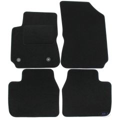 Tapis De Sol Noir Velours Sur Mesure Pour Citroen C4 Cactus 2013-2021, Ajustement précis, Base Antidérapante, Renforcée Dans la Zone de la Pédale