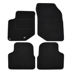 | Tapis De Sol Noir Velours Sur Mesure Pour DS3 Crossback depuis 2020 4 pcs, Ajustement Précis, Base Antidérapante, Renforcée Dans la Zone de la Pédale, Avant et Arrière, Avec Attaches