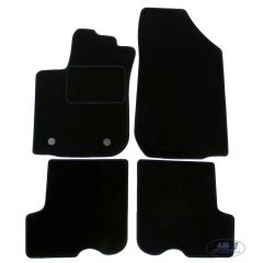 Tapis De Sol Noir Velours Sur Mesure Pour Dacia Sandero Stepway 2012-2020, Ajustement précis, Base Antidérapante, Renforcée Dans la Zone de la Pédale