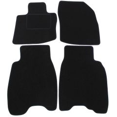 Tapis De Sol Noir Velours Sur Mesure Pour Honda Civic 3 / 5P. Berlina 2006-2012, Ajustement précis, Base Antidérapante, Renforcée Dans la Zone de la Pédale