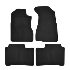 | Tapis De Sol Noir Velours Sur Mesure Pour Honda CRV 1995-2002 3 pcs, Ajustement Précis, Base Antidérapante, Renforcée Dans la Zone de la Pédale, Avant et Arrière, Avec Attaches