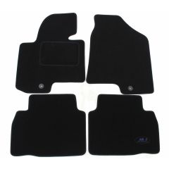 Tapis De Sol Noir Velours Sur Mesure Pour Kia Citroen C5 4/5P. Berlina 2000-08 2pcs, Ajustement précis, Base Antidérapante, Renforcée Dans la Zone de la Pédale