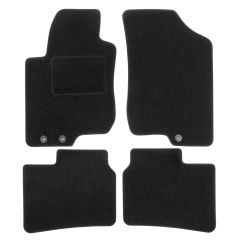 Tapis De Sol Noir Velours Sur Mesure Pour Hyundai HONDA Civic EJ 3P. Berlina 10/1995-2000, Ajustement précis, Base Antidérapante, Renforcée Dans la Zone de la Pédale