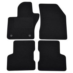 | Tapis De Sol Noir Velours Sur Mesure Pour Jeep Renegade depuis 2015 4 pcs, Ajustement Précis, Base Antidérapante, Renforcée Dans la Zone de la Pédale, Avant et Arrière, Avec Attaches