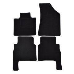 | Tapis De Sol Noir Velours Sur Mesure Pour Kia Sorento 2014-2019 3 pcs, Ajustement Précis, Base Antidérapante, Renforcée Dans la Zone de la Pédale, Avant et Arrière, Avec Attaches
