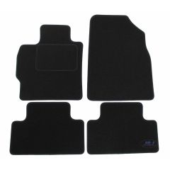 Tapis De Sol Noir Velours Sur Mesure Pour Mazda CX-7 2007-2012, Ajustement précis, Base Antidérapante, Renforcée Dans la Zone de la Pédale