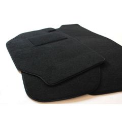 Tapis De Sol Noir Velours Sur Mesure Pour Mazda Miata Mx-5 2005-2015, Ajustement précis, Base Antidérapante, Renforcée Dans la Zone de la Pédale