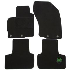 Tapis De Sol Noir Velours Sur Mesure Pour Mitsubishi ASX 2010-2019, Ajustement précis, Base Antidérapante, Renforcée Dans la Zone de la Pédale