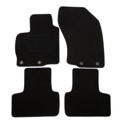 | Tapis De Sol Noir Velours Sur Mesure Pour Mitsubishi ASX 2010-2023 4 pcs, Ajustement Précis, Base Antidérapante, Renforcée Dans la Zone de la Pédale, Avant et Arrière, Avec Attaches