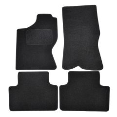 | Tapis De Sol Noir Velours Sur Mesure Pour Nissan Terrano 1 1987-1993 4 pcs, Ajustement Précis, Base Antidérapante, Renforcée Dans la Zone de la Pédale, Avant et Arrière, Avec Attaches