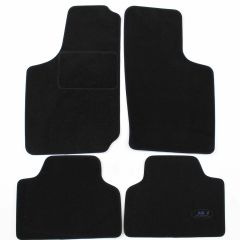 Tapis De Sol Noir Velours Sur Mesure Pour Opel Corsa B 1993-2000, Ajustement précis, Base Antidérapante, Renforcée Dans la Zone de la Pédale