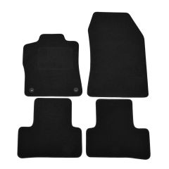 | Tapis De Sol Noir Velours Sur Mesure Pour 308 depuis 2022 4 pcs, Ajustement Précis, Base Antidérapante, Renforcée Dans la Zone de la Pédale, Avant et Arrière, Avec Attaches