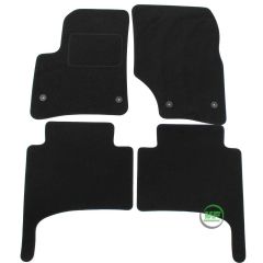 Tapis De Sol Noir Velours Sur Mesure Pour Peugeot Cayene 2002-2010, Ajustement précis, Base Antidérapante, Renforcée Dans la Zone de la Pédale