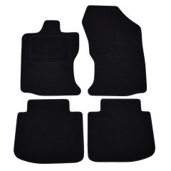 | Tapis De Sol Noir Velours Sur Mesure Pour Subaru Outback depuis 2021 4 pcs, Ajustement Précis, Base Antidérapante, Renforcée Dans la Zone de la Pédale, Avant et Arrière, Avec Attaches