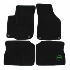 Tapis De Sol Noir Velours Sur Mesure Pour Seat Toledo 2 1999-2005, Ajustement précis, Base Antidérapante, Renforcée Dans la Zone de la Pédale