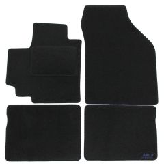 Tapis De Sol Noir Velours Sur Mesure Pour Suzuki Celerio 2015-2021, Ajustement précis, Base Antidérapante, Renforcée Dans la Zone de la Pédale