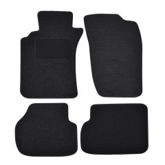 | Tapis De Sol Noir Velours Sur Mesure Pour Toyota Celica 1994-1999 4 pcs, Ajustement Précis, Base Antidérapante, Renforcée Dans la Zone de la Pédale, Avant et Arrière, Avec Attaches
