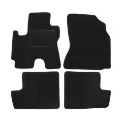 | Tapis De Sol Noir Velours Sur Mesure Pour Toyota RAV-4 2002-2006 4 pcs, Ajustement Précis, Base Antidérapante, Renforcée Dans la Zone de la Pédale, Avant et Arrière, Avec Attaches