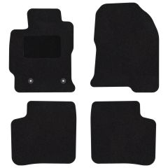 | Tapis De Sol Noir Velours Sur Mesure Pour Toyota Prius 2004-2010 4 pcs, Ajustement Précis, Base Antidérapante, Renforcée Dans la Zone de la Pédale, Avant et Arrière, Avec Attaches
