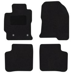 | Tapis De Sol Noir Velours Sur Mesure Pour Toyota Prius 2004-2009 4 pcs, Ajustement Précis, Base Antidérapante, Renforcée Dans la Zone de la Pédale, Avant et Arrière, Avec Attaches
