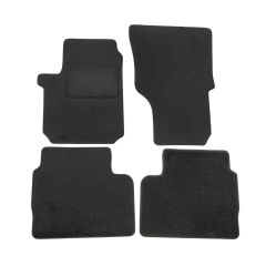 | Tapis De Sol Noir Velours Sur Mesure Pour VW Amarok 2010-2016 4 pcs, Ajustement Précis, Base Antidérapante, Renforcée Dans la Zone de la Pédale, Avant et Arrière, Avec Attaches