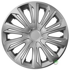 Enjoliveurs de Roue élégants 16" Strong Argent, De 4 Piéce, La Fixation se Fait par Simple Clipsage sur la Jante, Facile à Entretenir